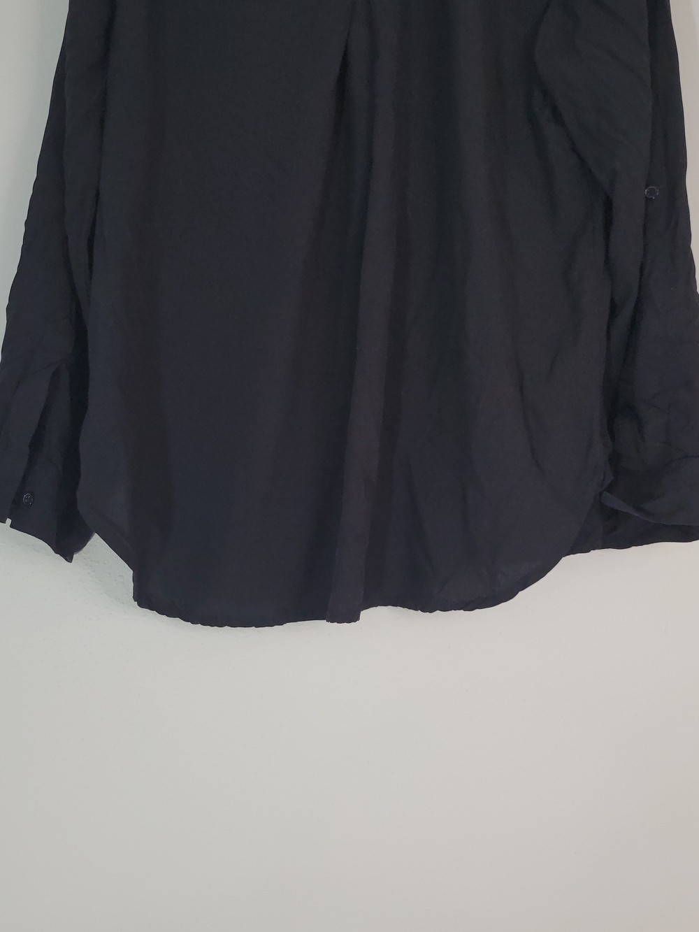 Velvet Heart Women Black Button-Up Shirt - Classic Long Sleeve Size L. - Picture 7 of 10